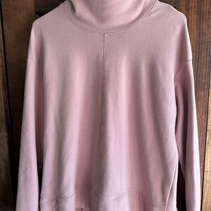 RBX Women's Soft Pink Cowl Neck Sweater